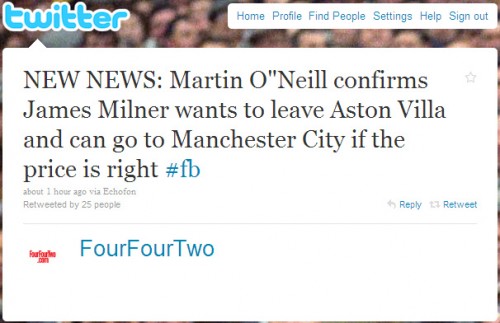 Four Four Two on Twitter